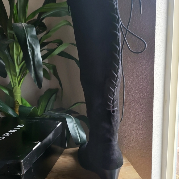 Torrid over the knee sued leather boots size 12W - Picture 4 of 5